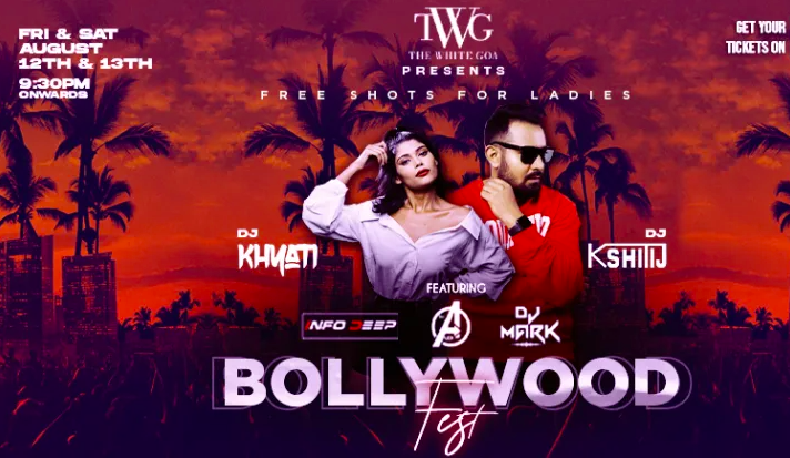 August Bollywood Fest At Tito's Lane Goa